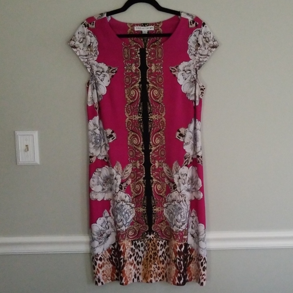 Madison Leigh Dress 14 Pink Fuschia